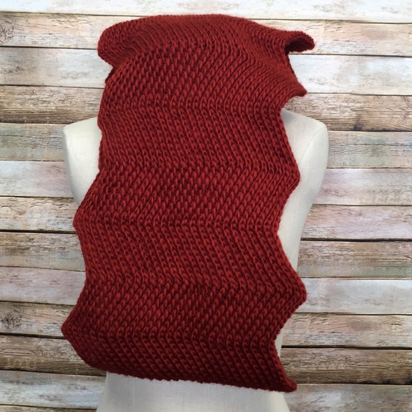 Burnt Orange Infinity Scarf - Picture 3 of 3